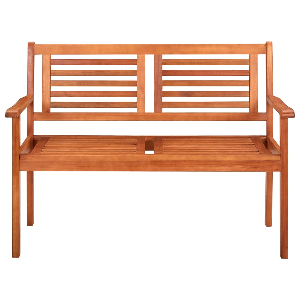 Tweezits Tuinbank 20 Cm Massief Eucalyptushout 120x60x89 cm