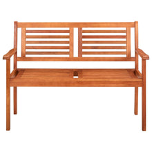 Tweezits Tuinbank 20 Cm Massief Eucalyptushout 120x60x89 cm