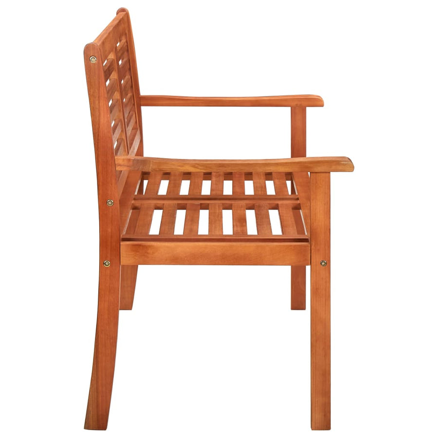 Tweezits Tuinbank 20 Cm Massief Eucalyptushout 120x60x89 cm