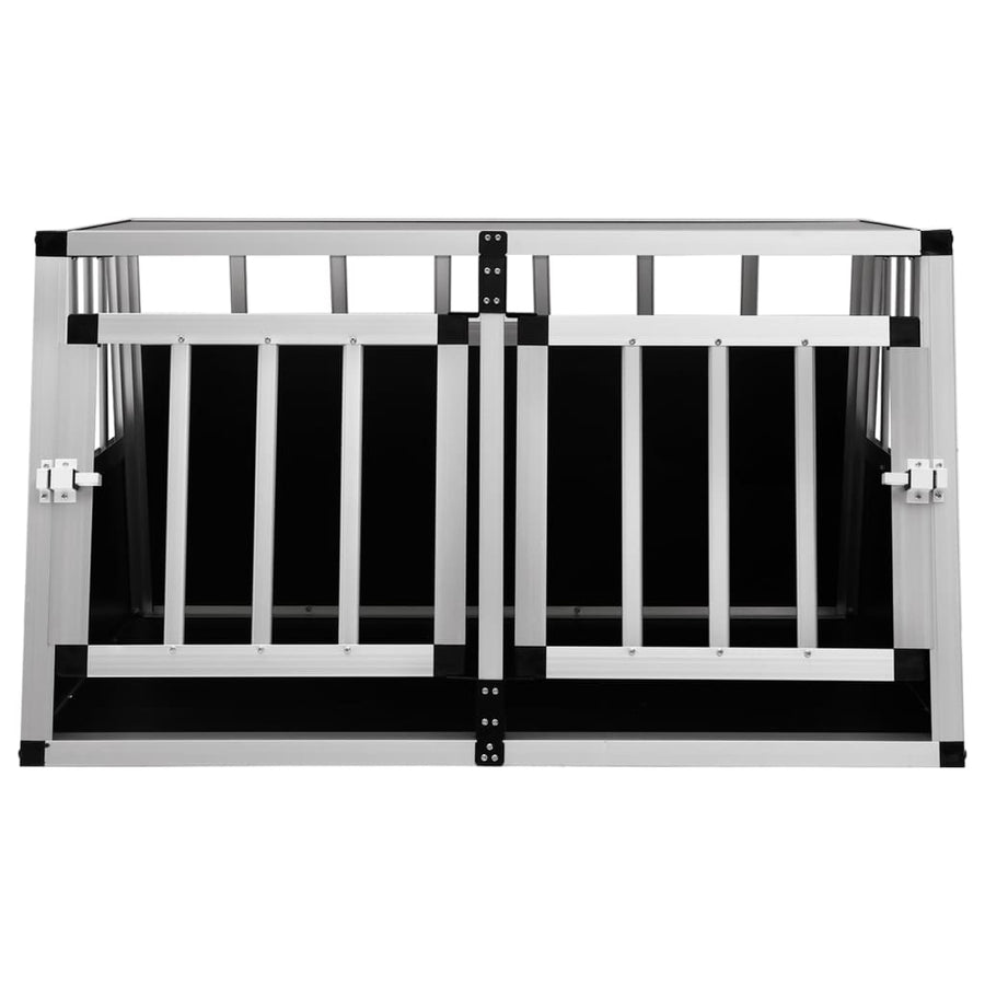 Hondenbench met dubbele deur 89x69x50 cm 89 x 69 x 50 cm