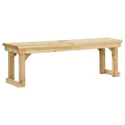 Garden bench 140 cm impregnated pine wood