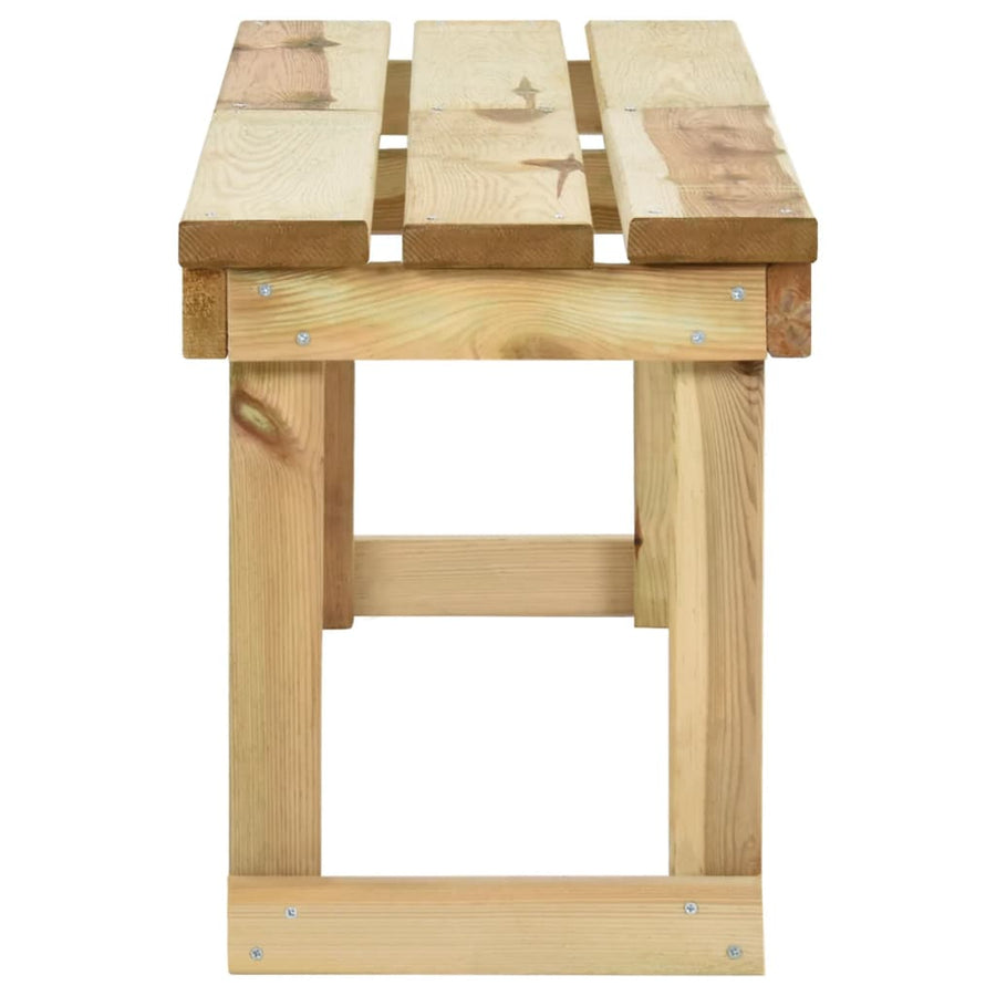 Tuinbank 140 Cm Geïmpregneerd Grenenhout
