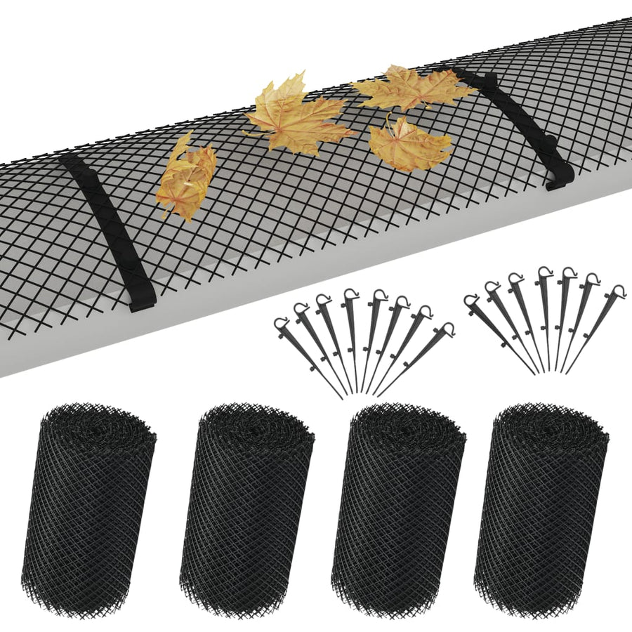 4-Delig Gootgaas Met Klemmen 1,08 ㎡ Hdpe