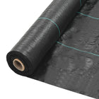 Worteldoek 2x150 m PP zwart 90 g/m²