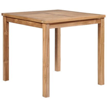 5-Delige Tuinset Massief Teakhout 80 cm tafellengte 4x Fauteuil + Tafel
