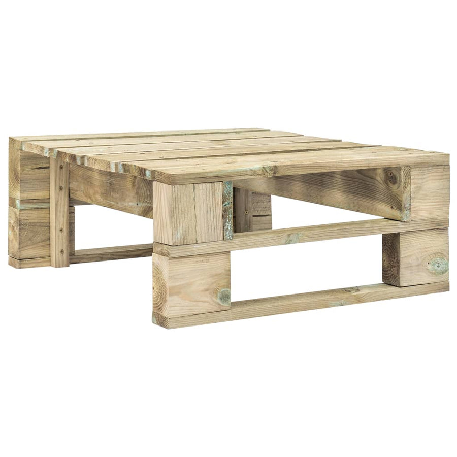 Tuinhocker Pallet Hout Zwart