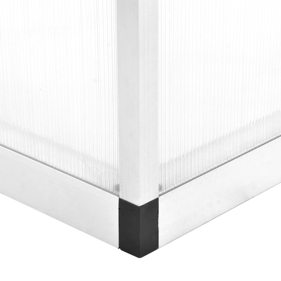Tuinkas 5,6 M³ Aluminium 421 x 190 x 195 cm