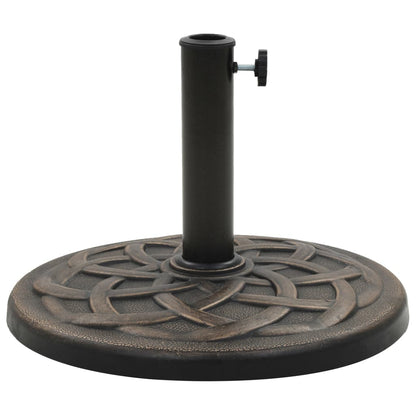 Parasolvoet Polyresin Bronskleurig 19 kg Rond