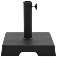 Parasolvoet Polyresin Zwart 8 kg Vierkant