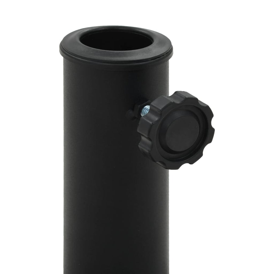 Parasolvoet Polyresin Bronskleurig 12 kg Vierkant