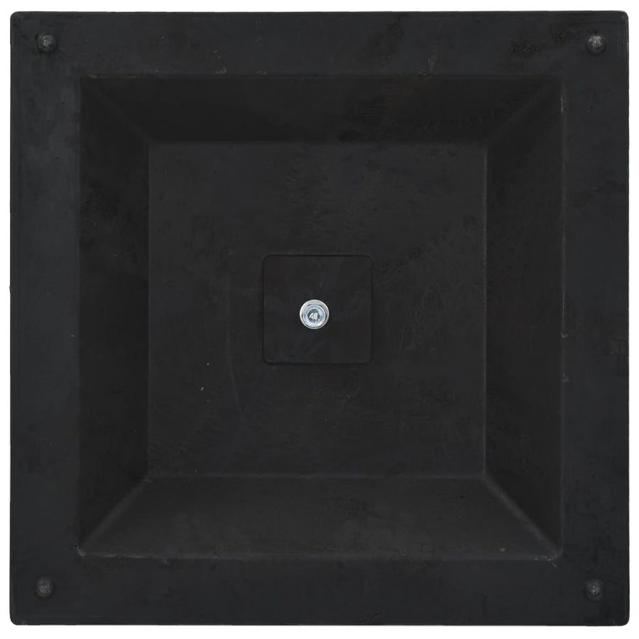 Parasolvoet Polyresin Bronskleurig 12 kg Vierkant