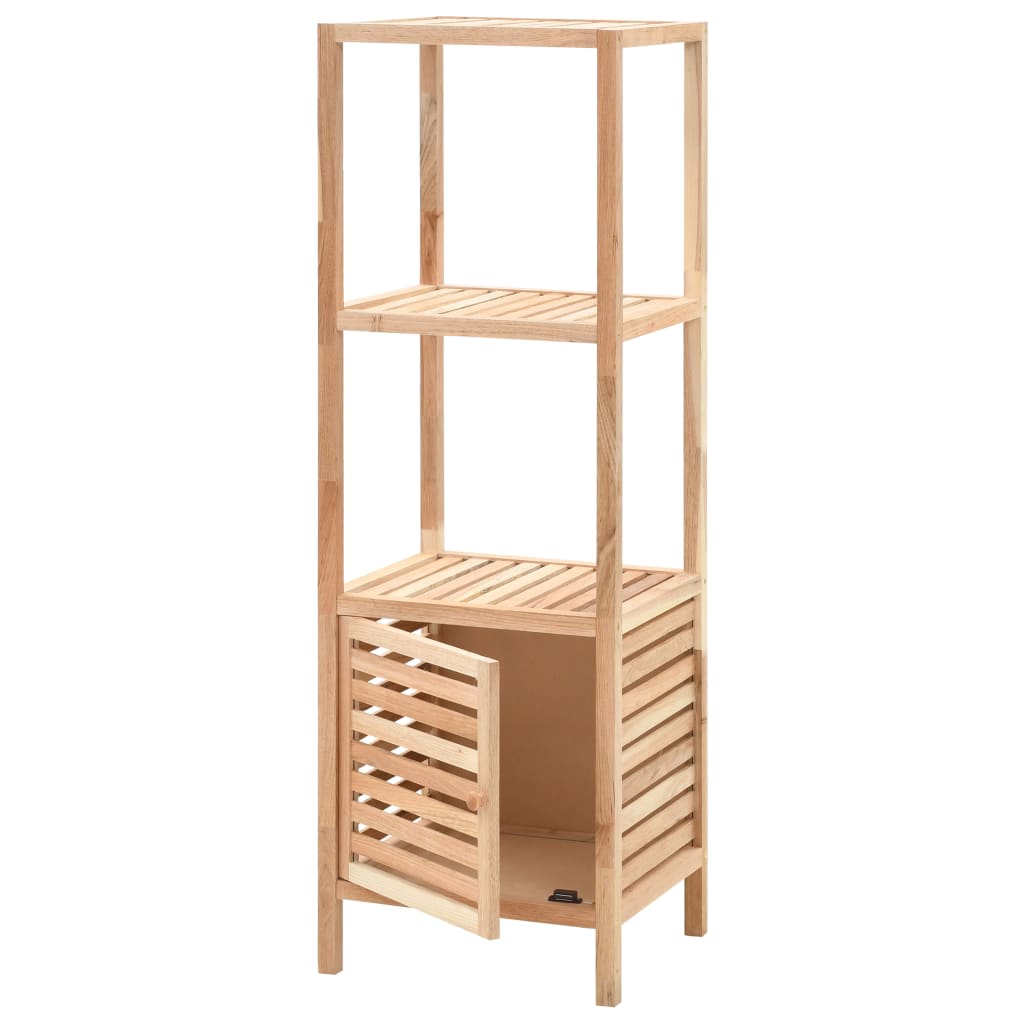 Badkamerkast 39,5X35,5X23 Cm Massief Walnotenhout 39.5 x 35.5 x 123 cm