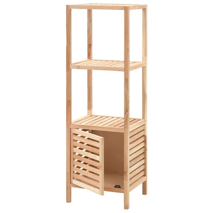 Badkamerkast 39,5X35,5X23 Cm Massief Walnotenhout 39.5 x 35.5 x 123 cm