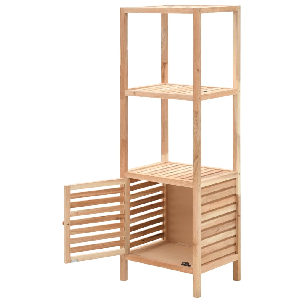 Badkamerkast 39,5X35,5X23 Cm Massief Walnotenhout 39.5 x 35.5 x 123 cm