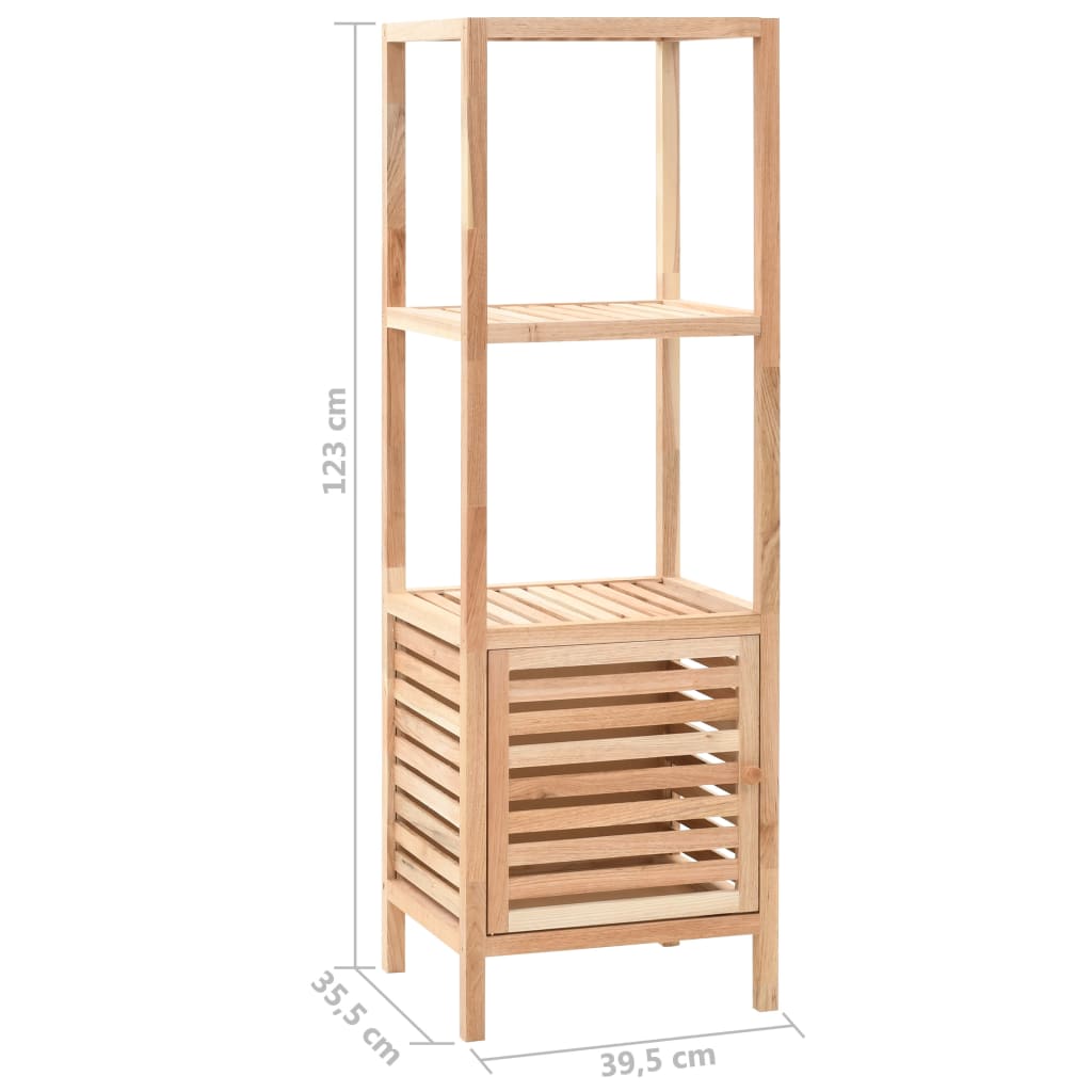 Badkamerkast 39,5X35,5X23 Cm Massief Walnotenhout 39.5 x 35.5 x 123 cm