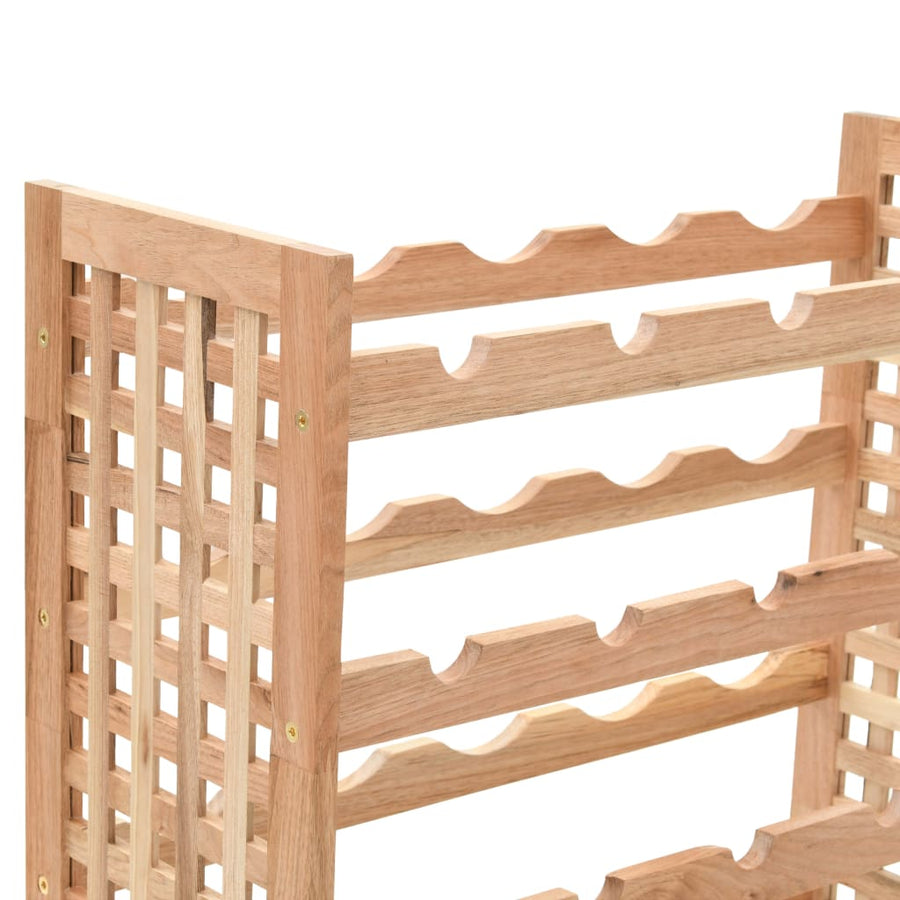 Wijnrek Voor 25 Flessen 63X25X73 Cm Massief Walnotenhout