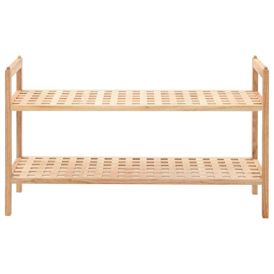 Schoenenrek 69X6X40 Cm Massief Walnotenhout 2