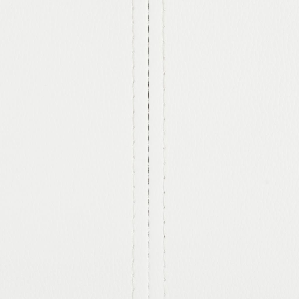 Eetkamerstoelen Kunstleer 6 Wit