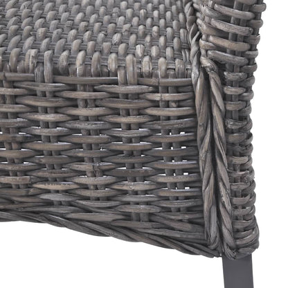 Eetkamerstoelen Kubu Rattan En Mangohout 4 Bruin