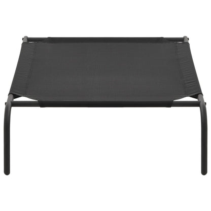 Vidax Hondenbed Verhoogd Textieen Zwart l
