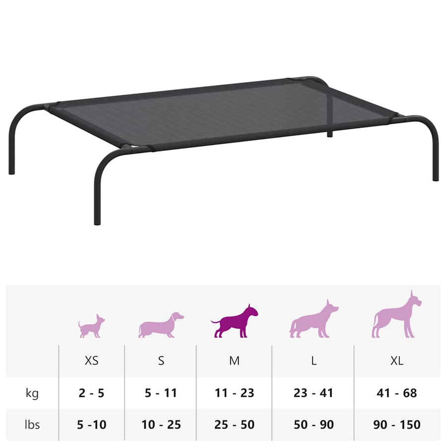 Hondenbed Verhoogd L 106 x 62 cm