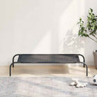 Hondenbed verhoogd L 106x62 cm zwart