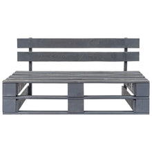 Tuinbank Pallet Hout Grijs