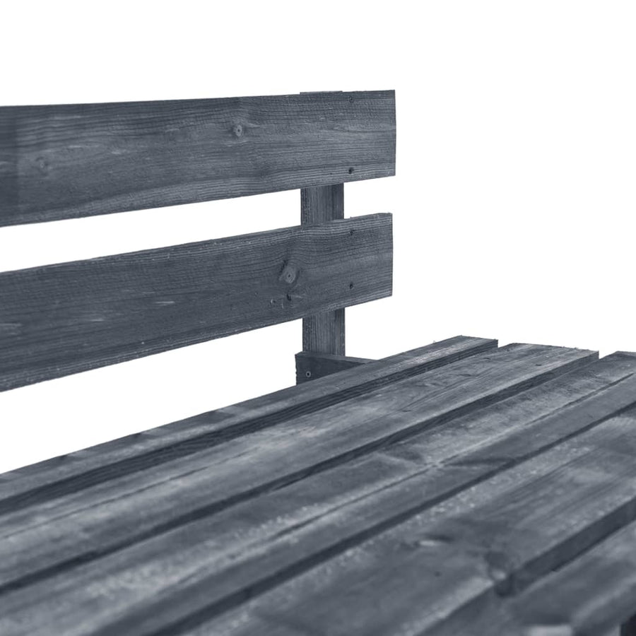 Tuinbank Pallet Hout Grijs