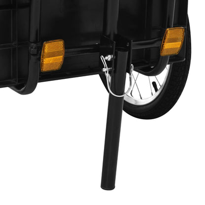 Fietstrailer/Trekwagen 155X60X83 Cm Staal Zwart