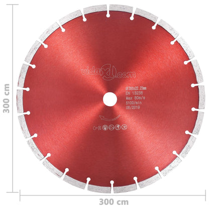 Diamantzaagblad 300 mm staal 300 mm/22.23 mm
