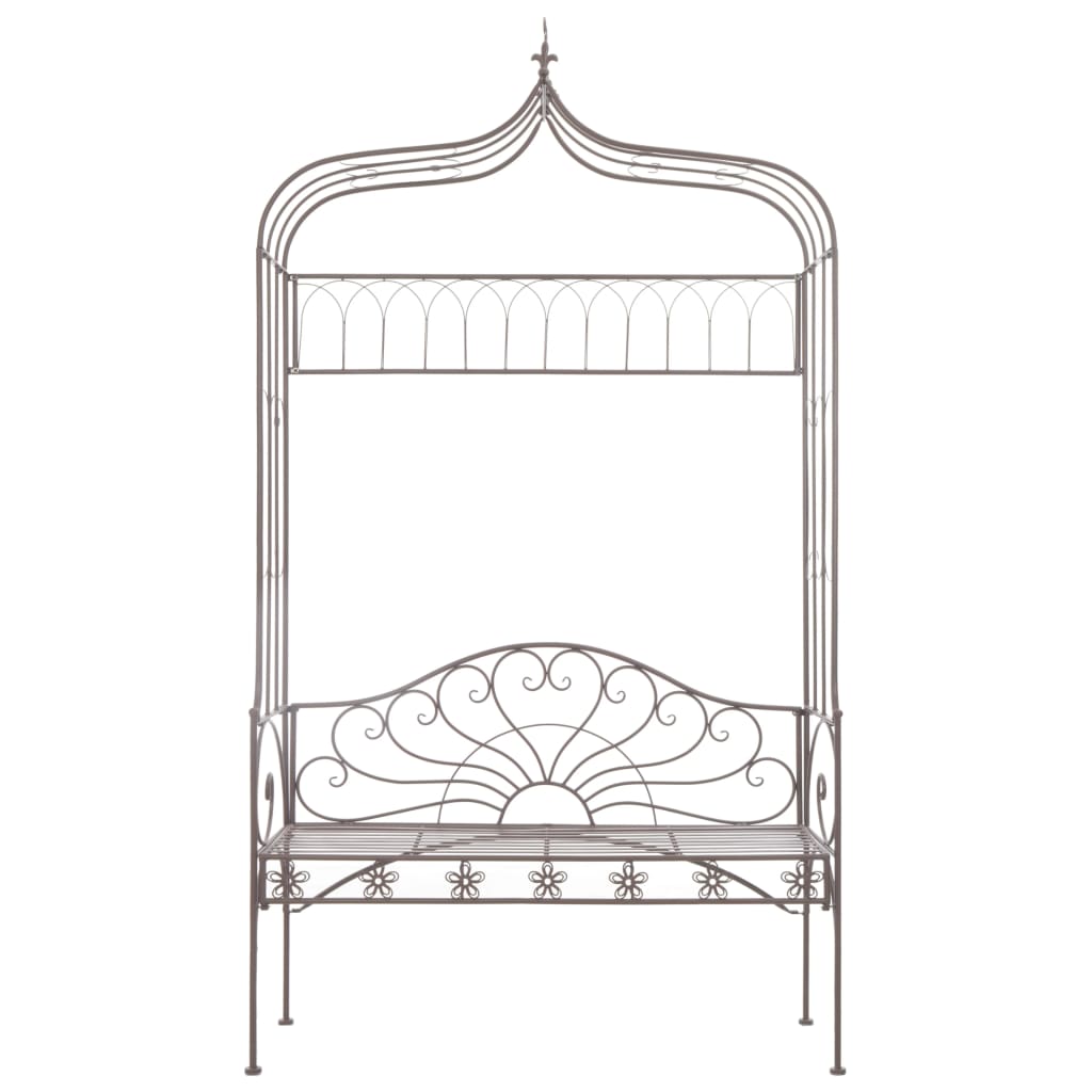 Tuinbank Ijzer Antiek Bruin