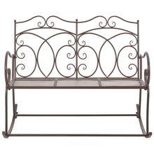 Tuinbank Ijzer Antiek Bruin