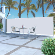 Windscherm uittrekbaar 500x160 cm crème