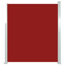 Windscherm Uittrekbaar 160 x 500 cm Rood