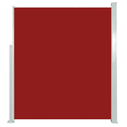 Windscherm Uittrekbaar 160 x 500 cm Rood