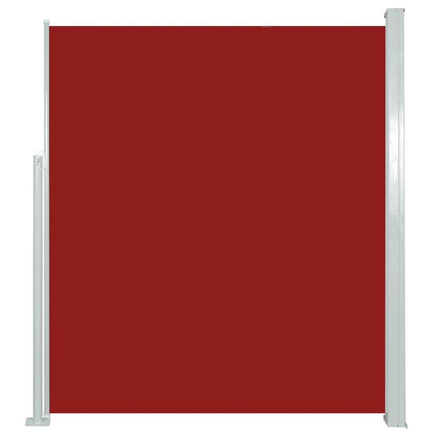 Windscherm Uittrekbaar 160 x 500 cm Rood