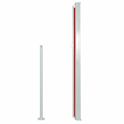 Windscherm Uittrekbaar 160 x 500 cm Rood