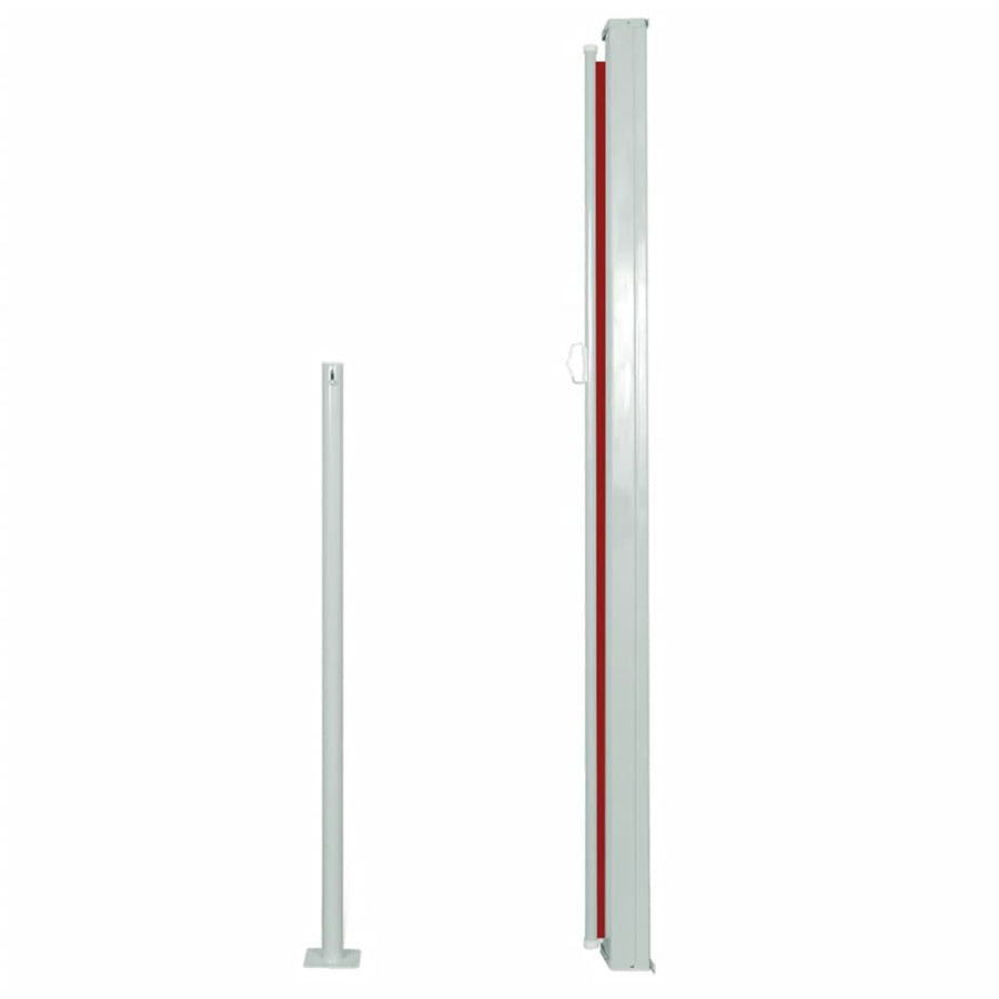 Windscherm Uittrekbaar 160 x 500 cm Rood