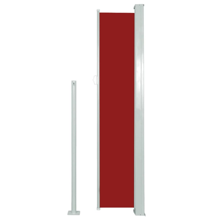 Windscherm Uittrekbaar 160 x 500 cm Rood