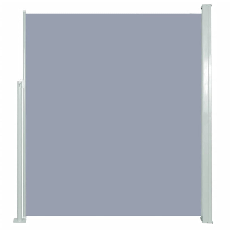 Windscherm Uittrekbaar 160X500 Cm Grijs 160 x 500 cm