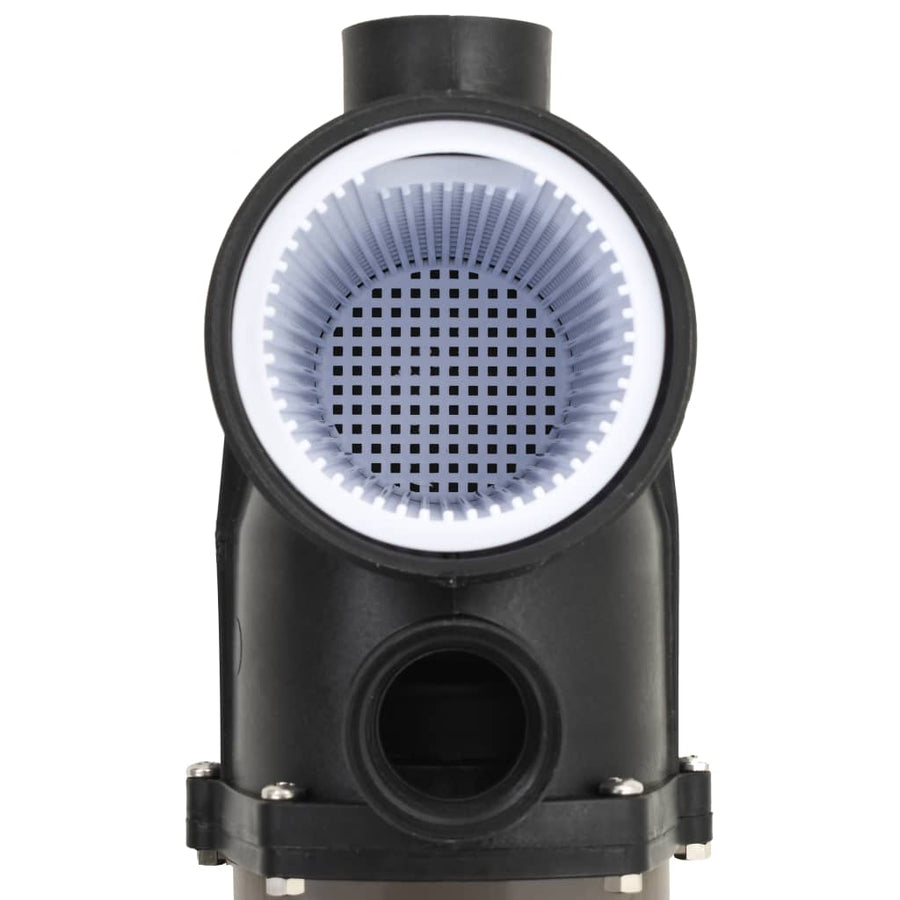 Zwembadpomp Met Timer 0,25 Pk 8000 L/U Zwart