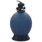 Pool Sand Filter with 6-Position Valve 560 mm Blue