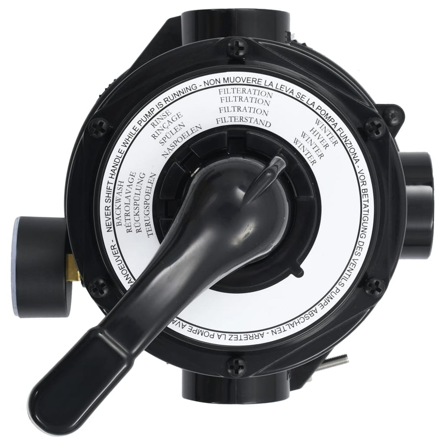 Multipoortventiel Voor Zandfilter 4-Weg 1,5" Abs