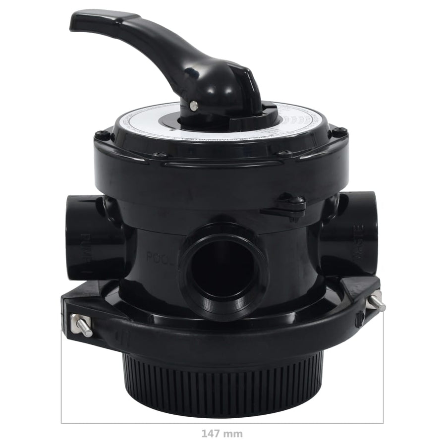 Multipoortventiel Voor Zandfilter 4-Weg 1,5" Abs