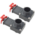 Zwembadklep 2 stuks 1,5 inch