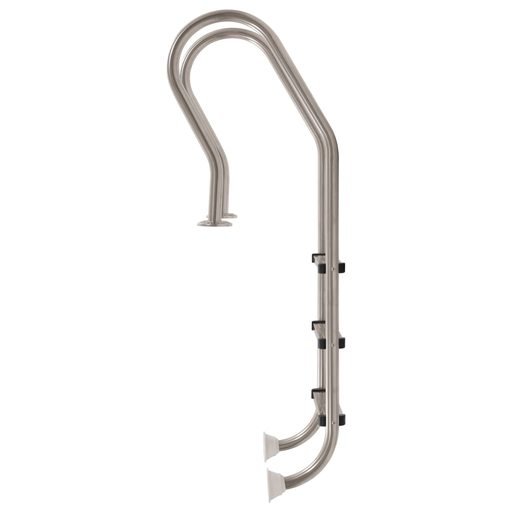 Zwembadladder Met 3 Sporten 120 Cm Roestvrij Staal 304