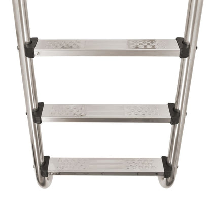 Zwembadladder Met 3 Sporten 120 Cm Roestvrij Staal 304