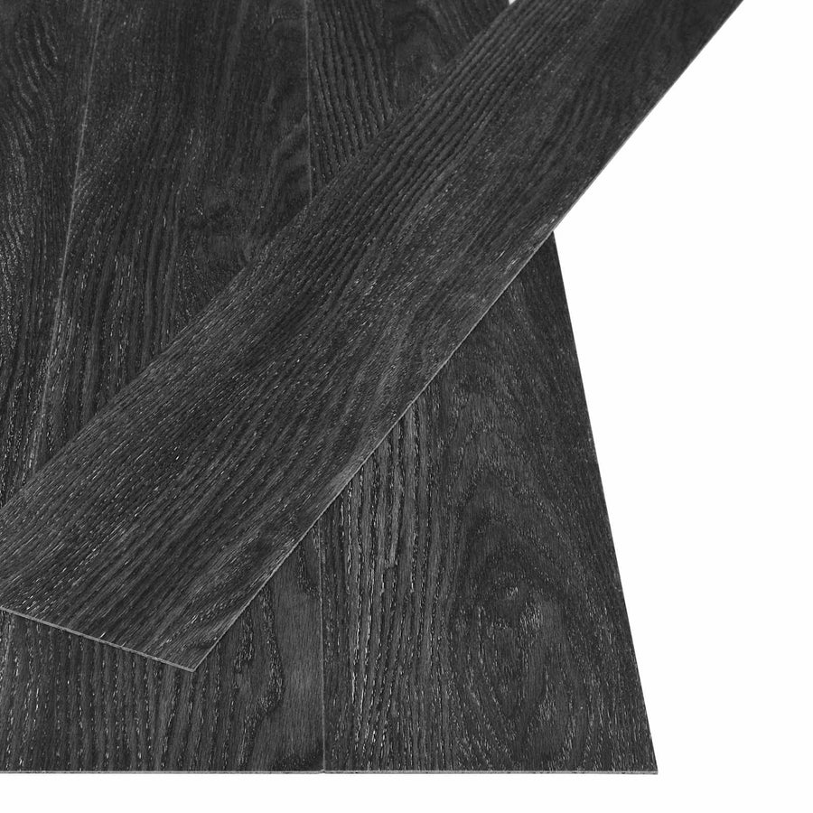 Zelfklevende Vloerplank Natuur 32 pcs Antraciet 4,46 m² PVC