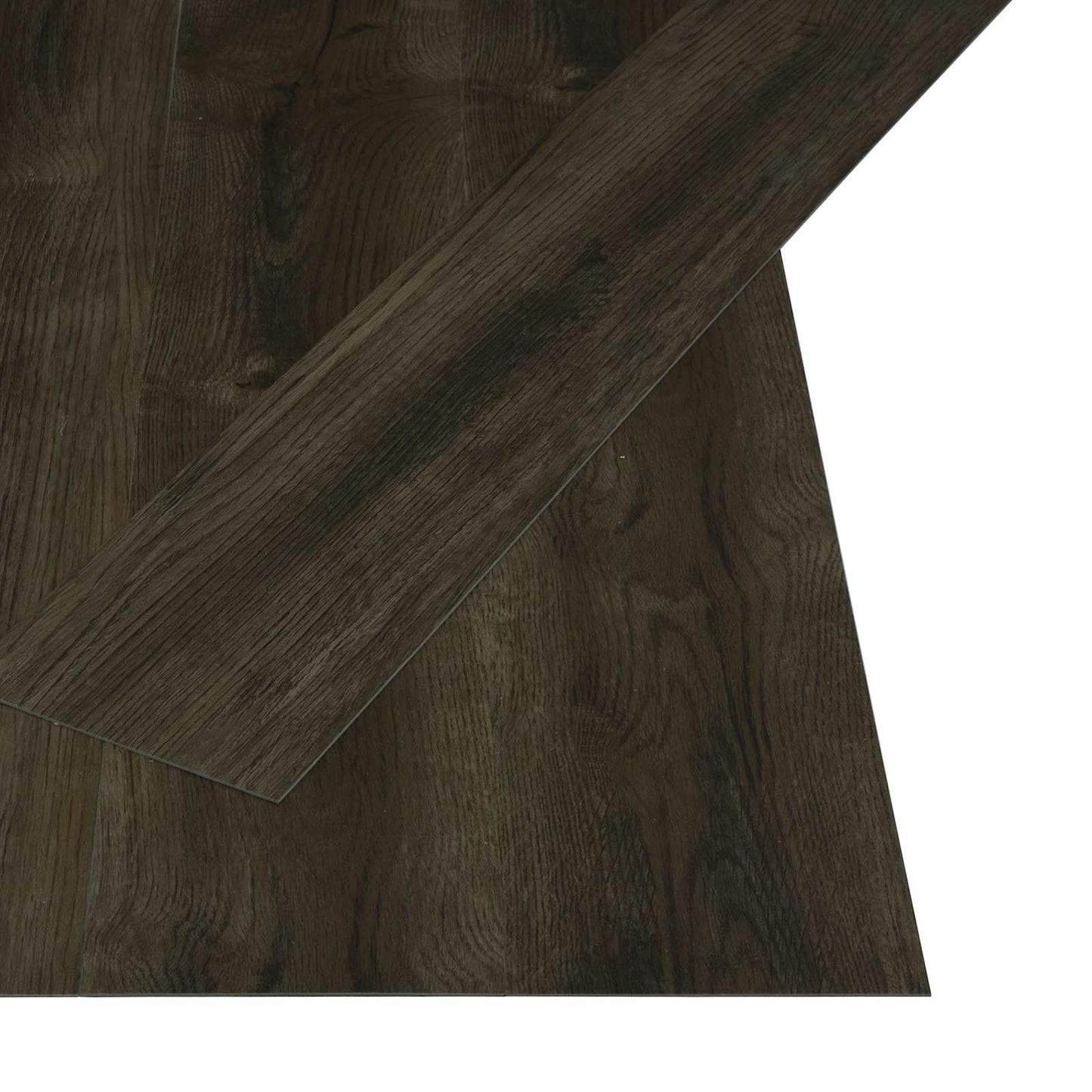Zelfklevende Vloerplank Natuur 32 pcs Donkerbruin 4,46 m² PVC