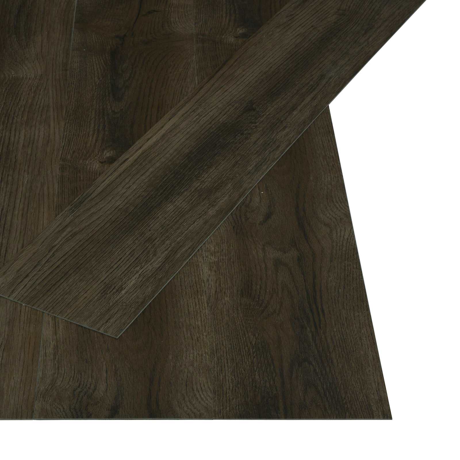 Zelfklevende Vloerplank Natuur 32 pcs Donkerbruin 4,46 m² PVC